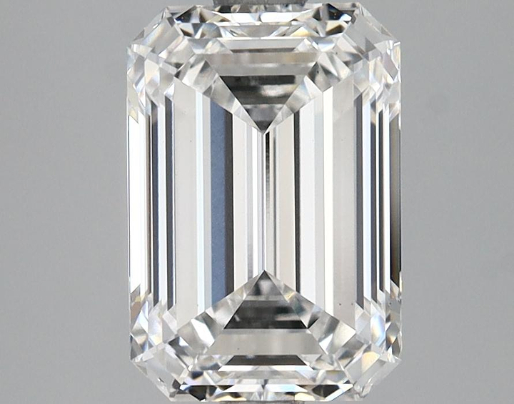 2.57 Carat Emerald Shaped Ideal Cut VS1 IGI Certified Lab Grown Diamond