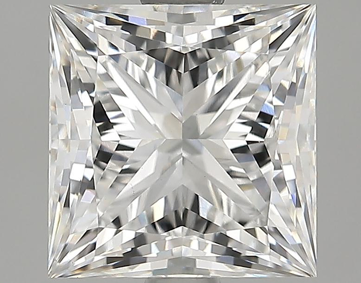 2.81 Carat Princess Shaped Ideal Cut VVS2 IGI Certified Lab Grown Diamond