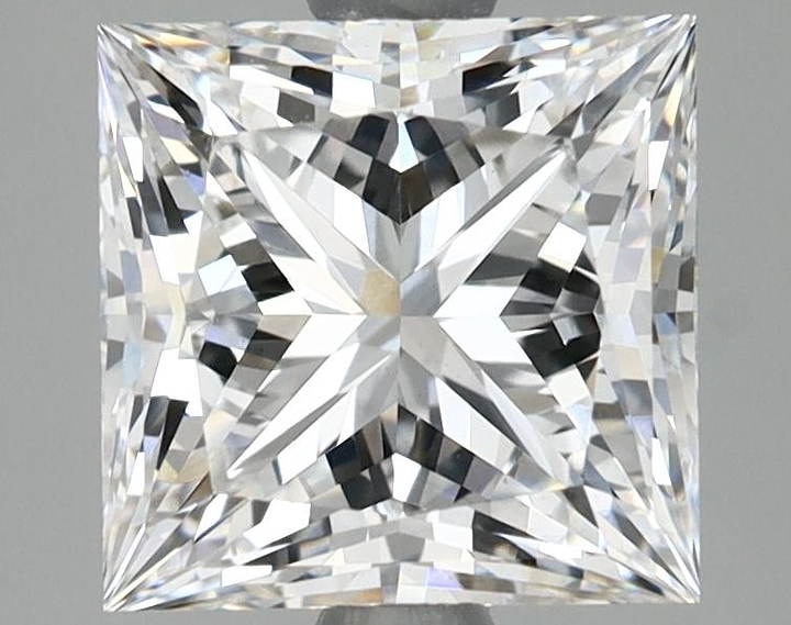 2.86 Carat Princess Shaped Ideal Cut VVS2 IGI Certified Lab Grown Diamond