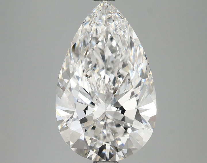 4.07 Carat Pear Shaped Ideal Cut VS1 IGI Certified Lab Grown Diamond