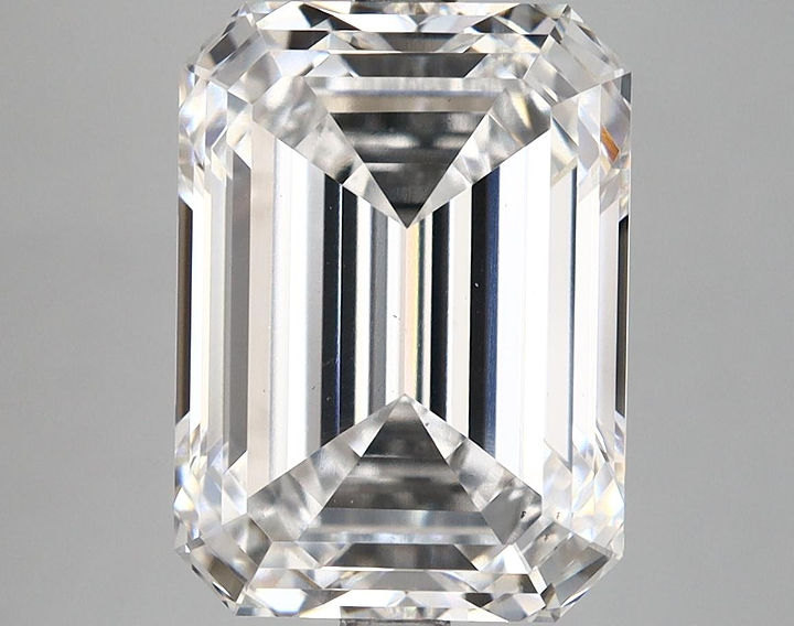 6.71 Carat Emerald Shaped Excellent Cut VS1 IGI Certified Lab Grown Diamond