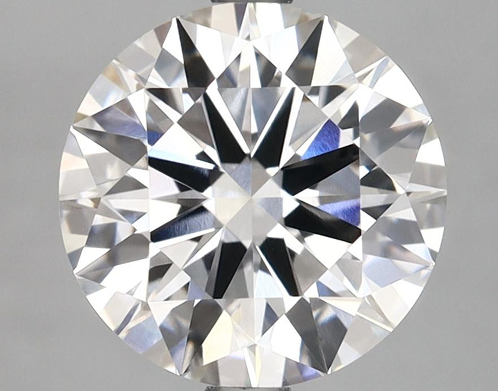 3.14 Carat Round Shaped Ideal Cut VVS2 IGI Certified Lab Grown Diamond