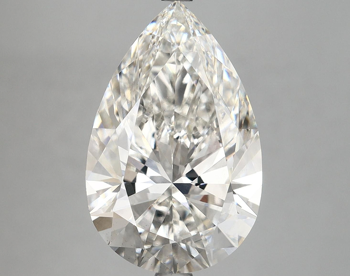 5.75 Carat Pear Shaped Ideal Cut VS2 IGI Certified Lab Grown Diamond