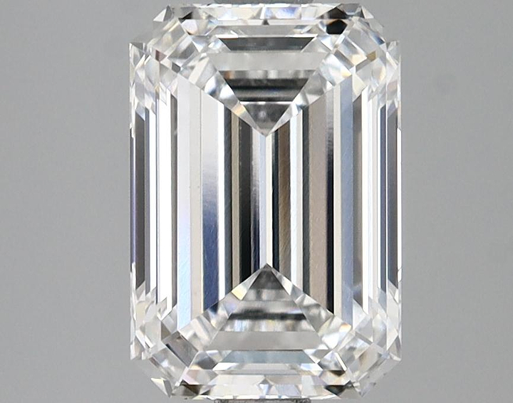 2.21 Carat Emerald Shaped Ideal Cut VVS2 IGI Certified Lab Grown Diamond