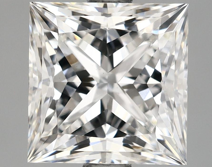 2.53 Carat Princess Shaped Ideal Cut VVS2 IGI Certified Lab Grown Diamond
