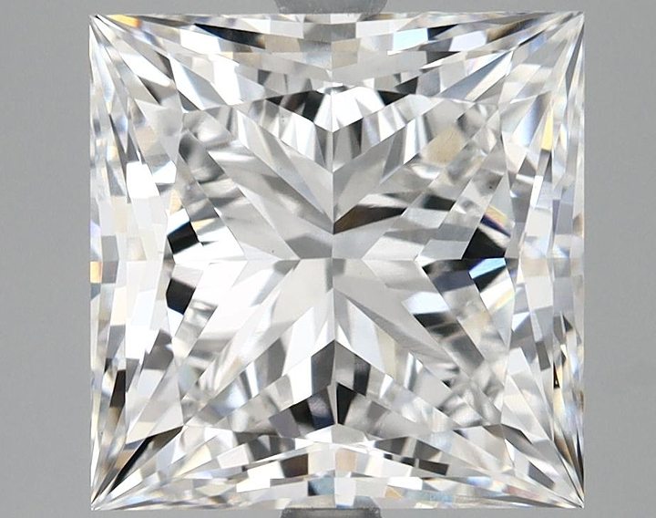 5.17 Carat Princess Shaped Ideal Cut VS1 IGI Certified Lab Grown Diamond