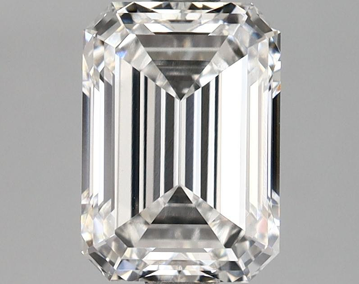 2.05 Carat Emerald Shaped Ideal Cut VVS2 IGI Certified Lab Grown Diamond