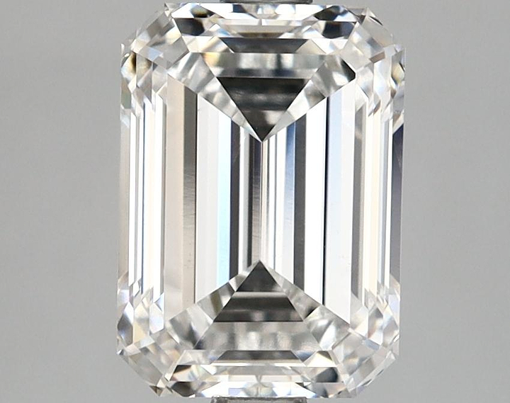 2.53 Carat Emerald Shaped Ideal Cut VVS2 IGI Certified Lab Grown Diamond