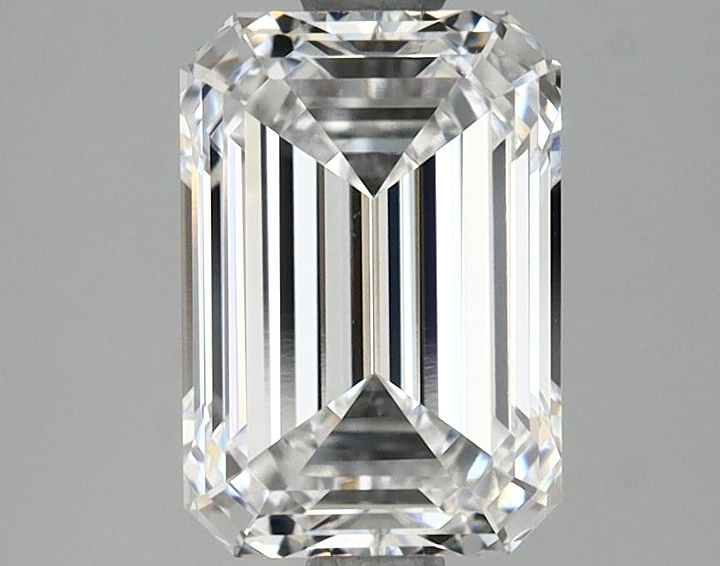 2.28 Carat Emerald Shaped Ideal Cut VVS2 IGI Certified Lab Grown Diamond