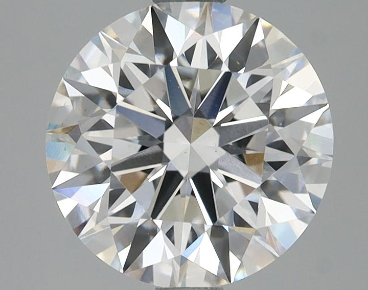 2.59 Carat Round Shaped Ideal Cut VVS2 IGI Certified Lab Grown Diamond