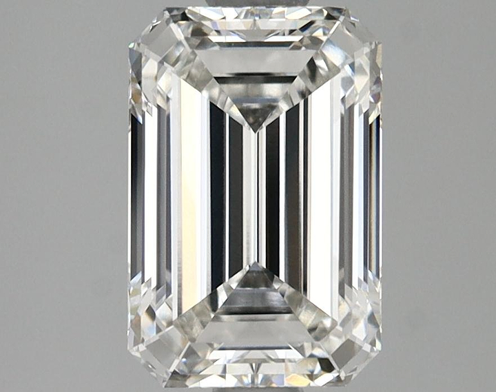 2.02 Carat Emerald Shaped Excellent Cut VVS2 IGI Certified Lab Grown Diamond