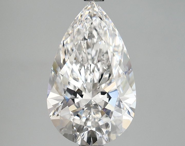3.19 Carat Pear Shaped Ideal Cut VVS2 IGI Certified Lab Grown Diamond