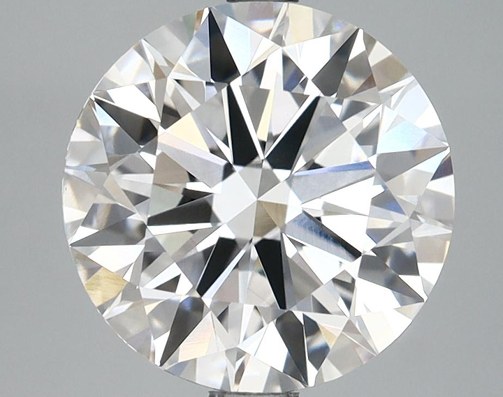 3.71 Carat Round Shaped Ideal Cut VVS2 IGI Certified Lab Grown Diamond