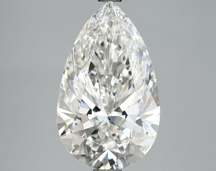 3.19 Carat Pear Shaped Ideal Cut VVS2 IGI Certified Lab Grown Diamond