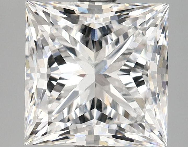 3.09 Carat Princess Shaped Ideal Cut VS1 IGI Certified Lab Grown Diamond