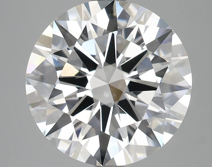 3.96 Carat Round Shaped Excellent Cut VVS2 IGI Certified Lab Grown Diamond