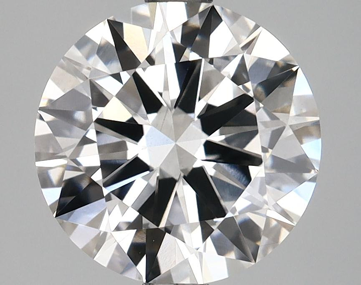 2.5 Carat Round Shaped Ideal Cut VS1 IGI Certified Lab Grown Diamond