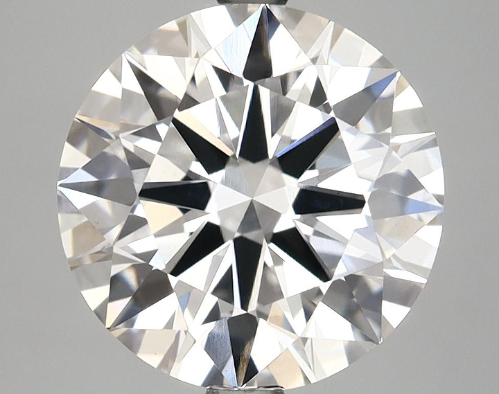 4.09 Carat Round Shaped Ideal Cut VVS2 IGI Certified Lab Grown Diamond