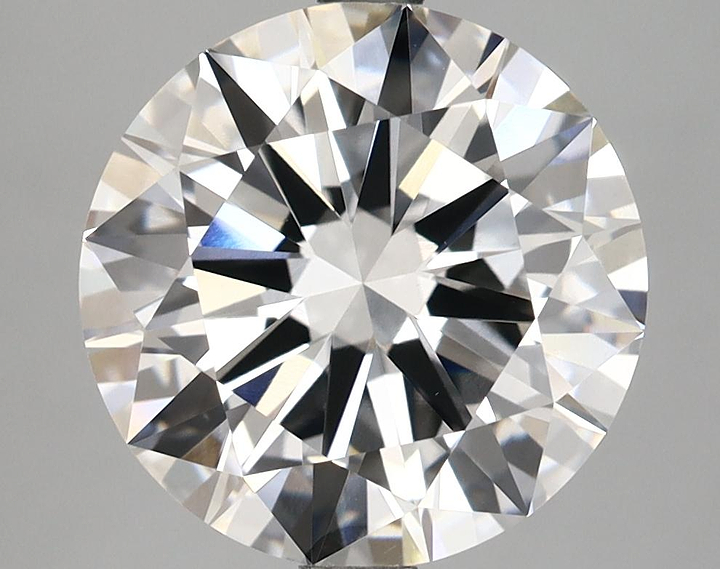 4.53 Carat Round Shaped Excellent Cut VVS2 IGI Certified Lab Grown Diamond