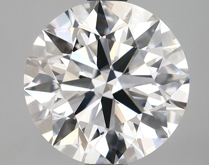 2.51 Carat Round Shaped Ideal Cut VVS2 IGI Certified Lab Grown Diamond