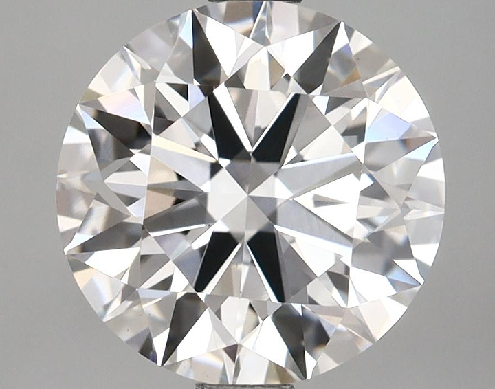 2.54 Carat Round Shaped Excellent Cut VVS2 IGI Certified Lab Grown Diamond