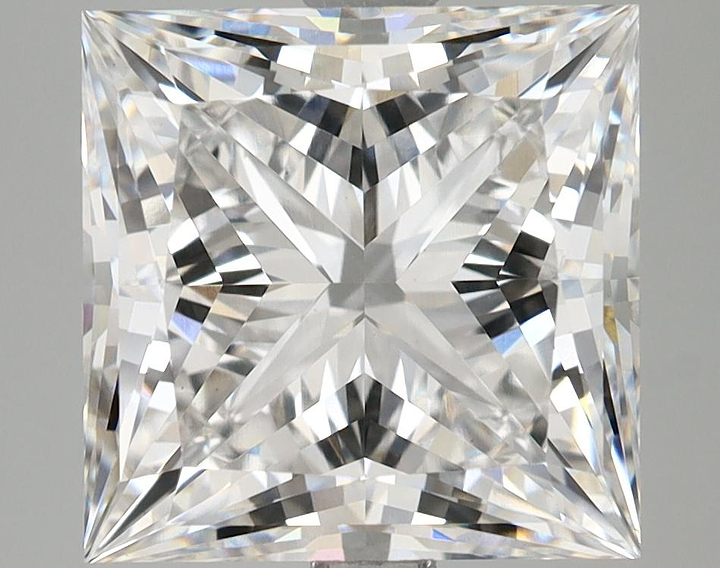 6.01 Carat Princess Shaped Ideal Cut VS1 IGI Certified Lab Grown Diamond