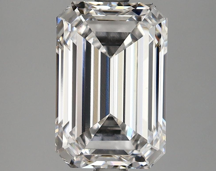 3.14 Carat Emerald Shaped Excellent Cut VS1 GIA Certified Lab Grown Diamond