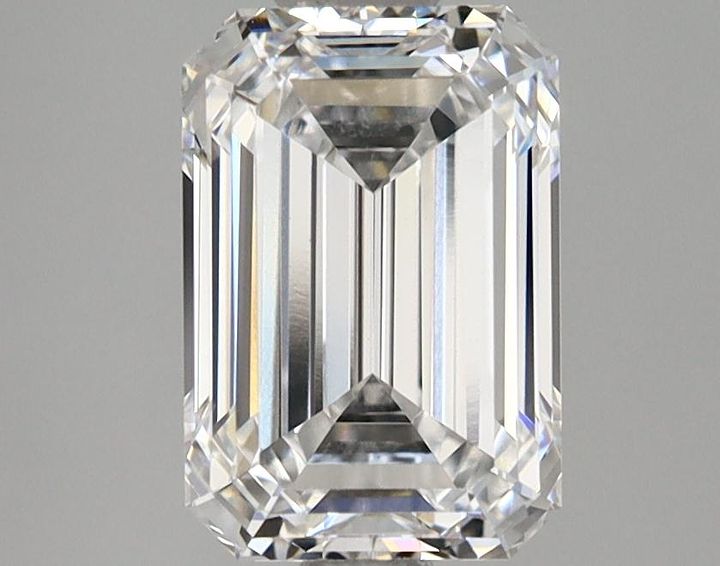 2.13 Carat Emerald Shaped Ideal Cut VS1 GIA Certified Lab Grown Diamond