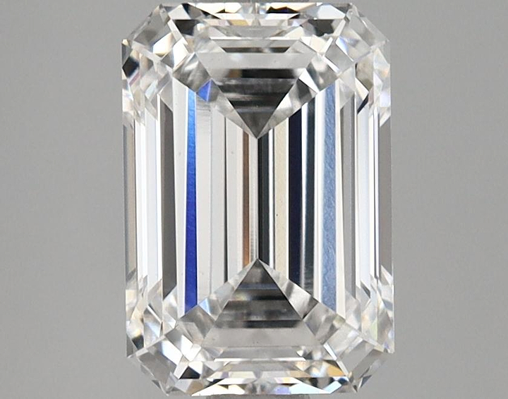 2.08 Carat Emerald Shaped Ideal Cut VS1 GIA Certified Lab Grown Diamond