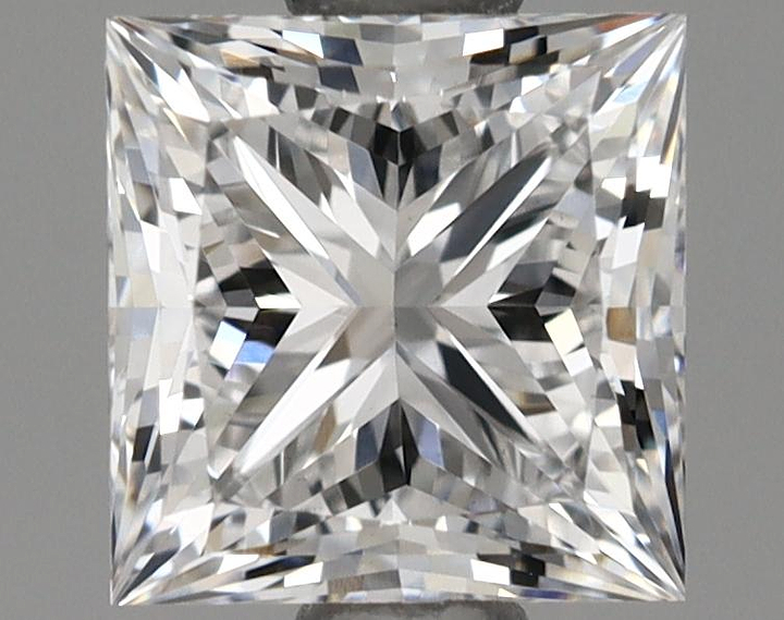 1.04 Carat Princess Shaped Very Good Cut VVS2 GIA Certified Lab Grown Diamond