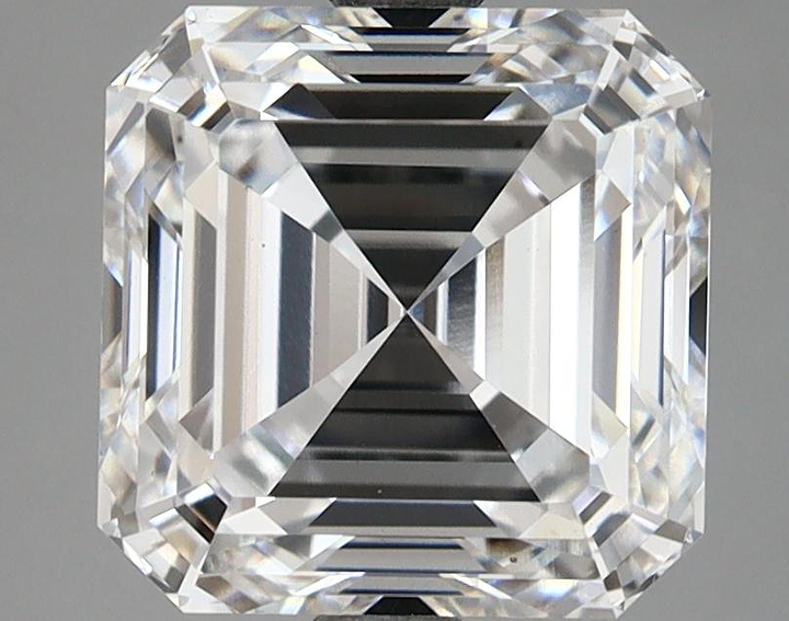 3.68 Carat Asscher Shaped Excellent Cut VS2 GIA Certified Lab Grown Diamond