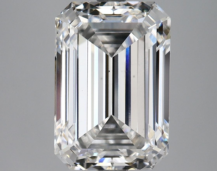 4.91 Carat Emerald Shaped Ideal Cut VS1 IGI Certified Lab Grown Diamond