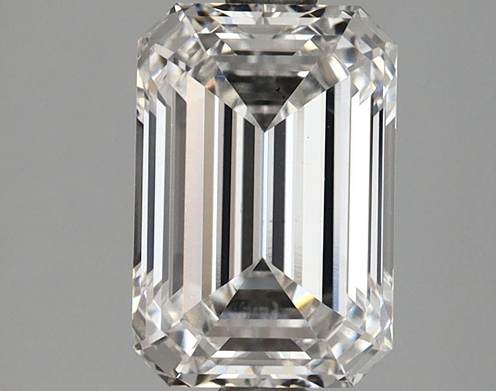 2.11 Carat Emerald Shaped Very Good Cut VS2 GIA Certified Lab Grown Diamond
