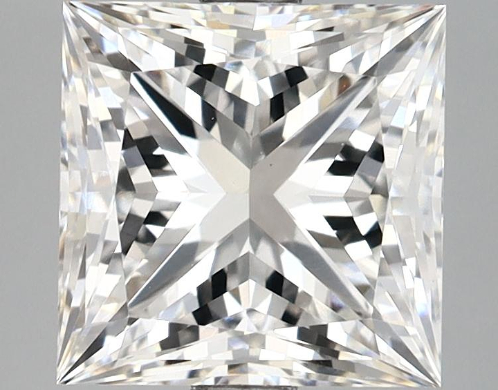 3.11 Carat Princess Shaped Ideal Cut VVS2 IGI Certified Lab Grown Diamond