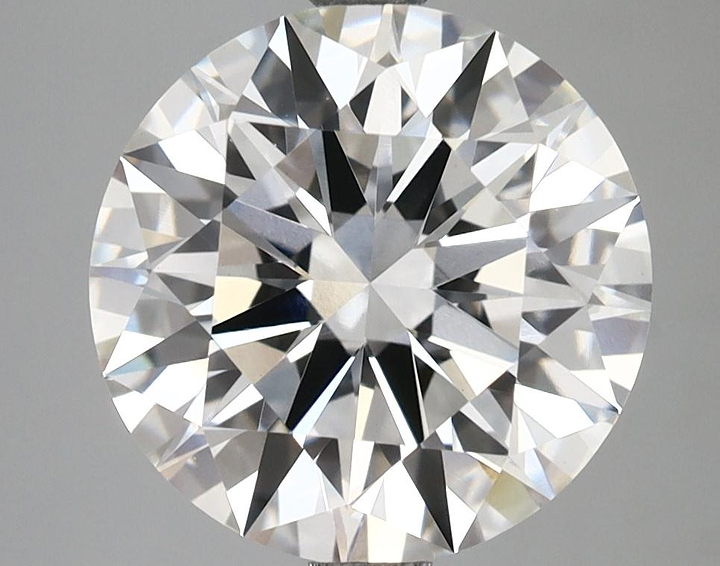 4.01 Carat Round Shaped Ideal Cut VVS2 IGI Certified Lab Grown Diamond