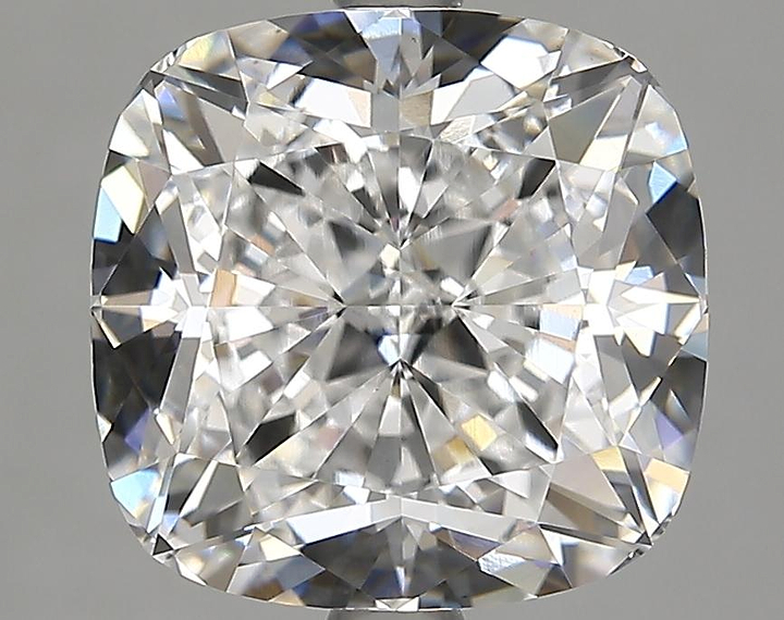 5.53 Carat Cushion Shaped Ideal Cut VVS2 IGI Certified Lab Grown Diamond