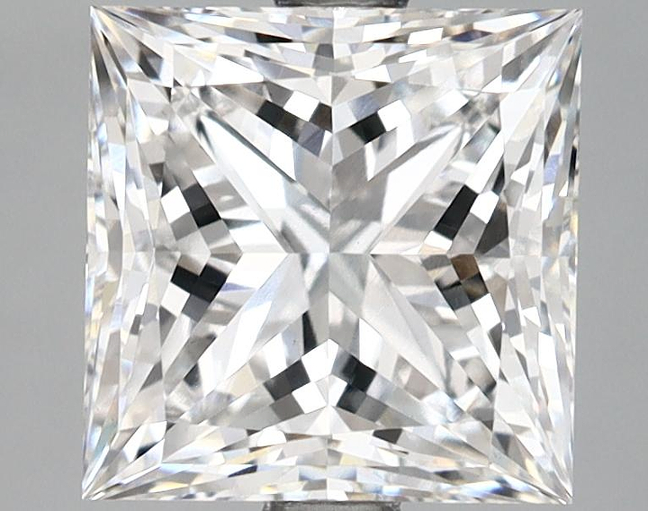 3.06 Carat Princess Shaped Ideal Cut VVS2 IGI Certified Lab Grown Diamond