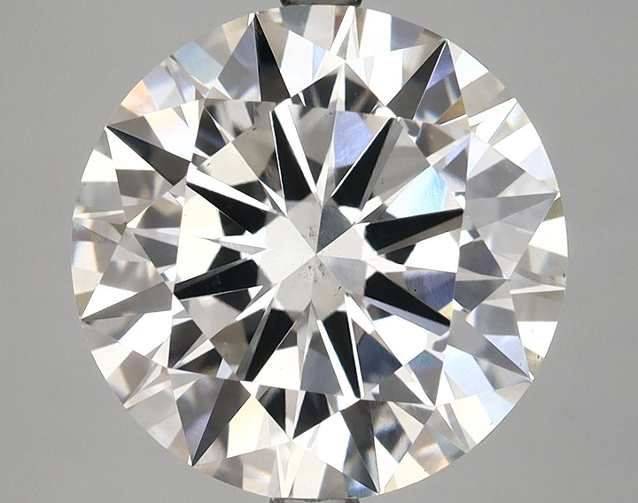 5.54 Carat Round Shaped Excellent Cut VS2 IGI Certified Lab Grown Diamond