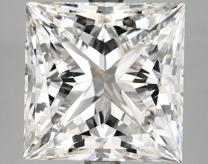 6.09 Carat Princess Shaped Ideal Cut VS1 IGI Certified Lab Grown Diamond