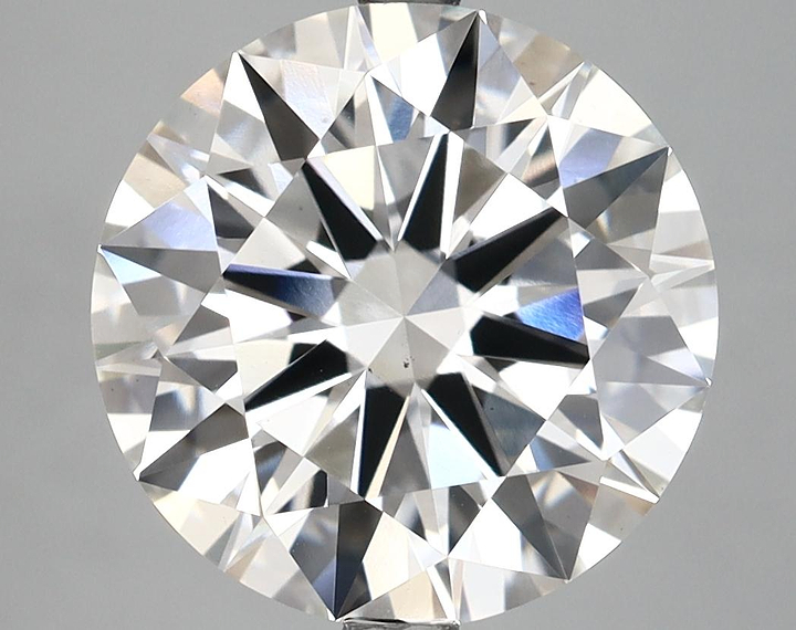 5.27 Carat Round Shaped Ideal Cut VS1 IGI Certified Lab Grown Diamond