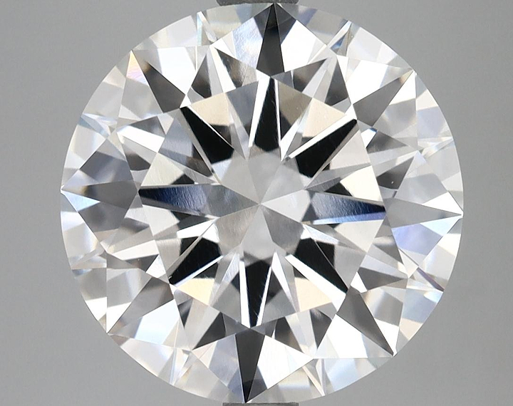 5.44 Carat Round Shaped Excellent Cut VVS2 IGI Certified Lab Grown Diamond