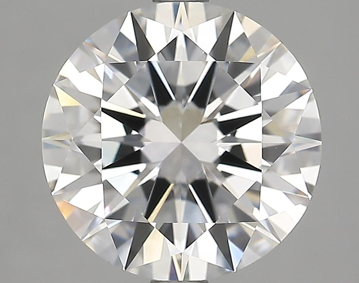 3.93 Carat Round Shaped Excellent Cut VVS2 IGI Certified Lab Grown Diamond