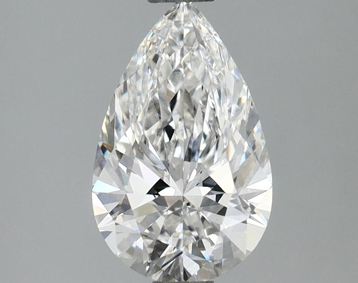 1.36 Carat Pear Shaped Ideal Cut VVS2 IGI Certified Lab Grown Diamond