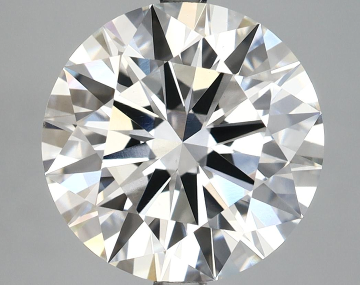 5.17 Carat Round Shaped Ideal Cut VVS2 IGI Certified Lab Grown Diamond