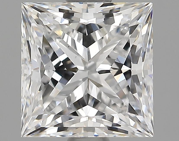 2.09 Carat Princess Shaped Ideal Cut VS1 IGI Certified Lab Grown Diamond
