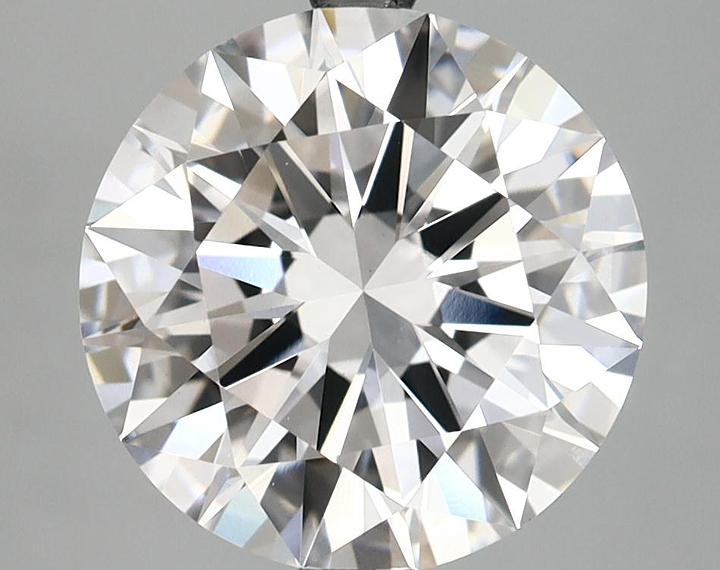 3.98 Carat Round Shaped Excellent Cut VVS2 IGI Certified Lab Grown Diamond