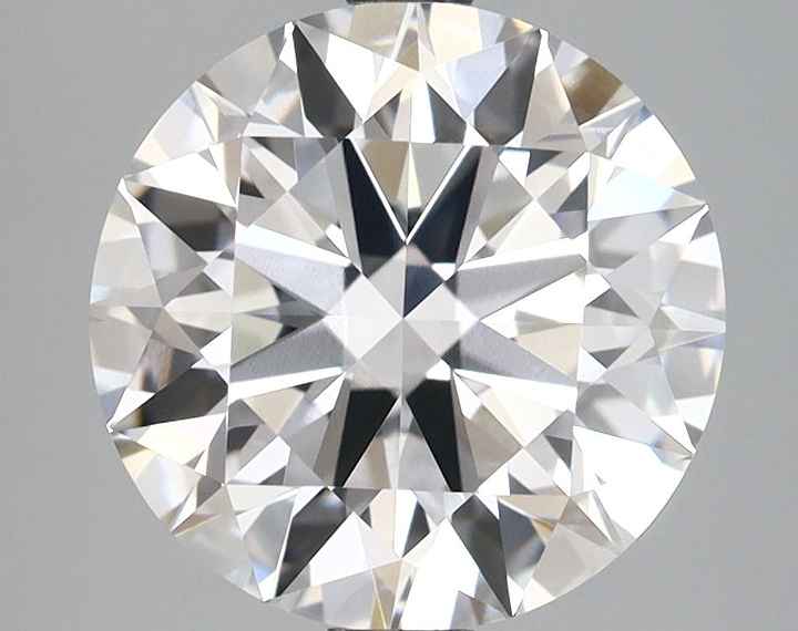 3.96 Carat Round Shaped Excellent Cut VVS2 IGI Certified Lab Grown Diamond
