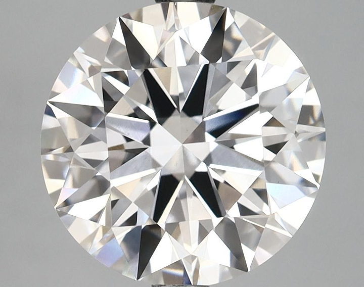 4.09 Carat Round Shaped Ideal Cut VVS2 IGI Certified Lab Grown Diamond