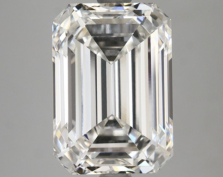4.59 Carat Emerald Shaped Ideal Cut VVS2 IGI Certified Lab Grown Diamond
