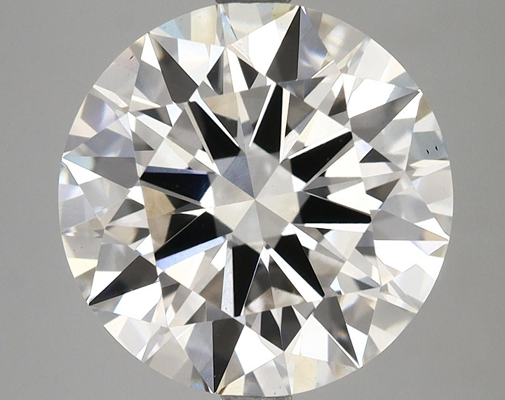 5.44 Carat Round Shaped Excellent Cut VS1 IGI Certified Lab Grown Diamond